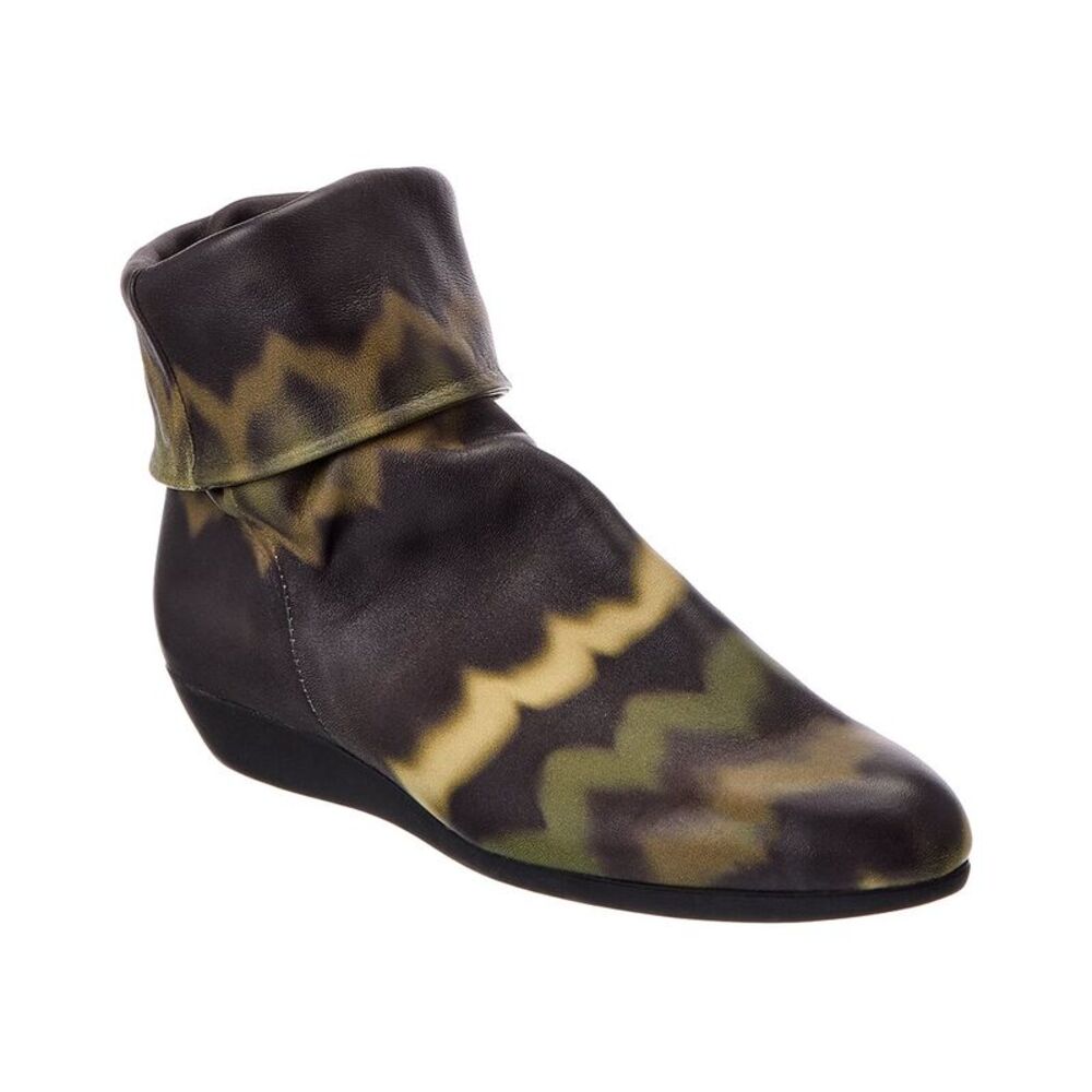 Arche Onarc Leather Bootie, Green